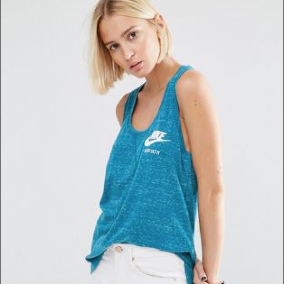 Blue Nike Racerback Tank - Picture 2 of 6